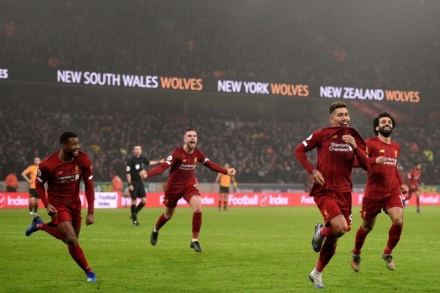 Firmino 'worldie' secures another late Liverpool win at Wolves