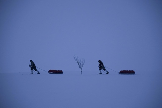 French adventurers train for Arctic exploit