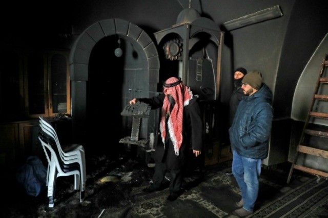 Suspected arson at east Jerusalem mosque: police