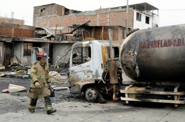 Death toll in Peru tanker explosion rises to 13: ministry