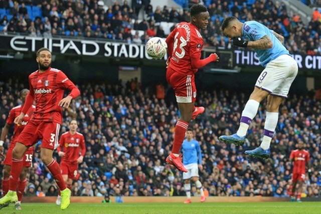 Man City cruise past 10-man Fulham in FA Cup