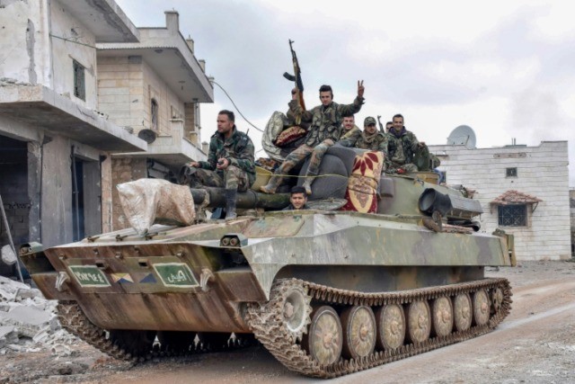 Syrian Government Troops Advance In Last Rebel Stronghold