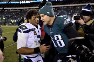 Eagles QB Josh McCown has tearful goodbye after loss to Seahawks