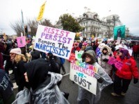 Participants take part in the Women's March near the White House, Saturday, Jan. 18, 2020, in Washington. (AP Photo/Manuel Balce Ceneta)