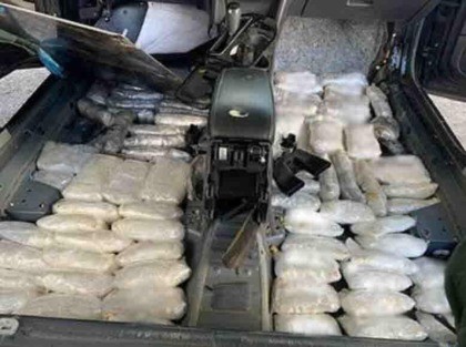 Border Patrol agents in the Yuma Sector find $440,000 in methamphetamine, cocaine, and heroin at an immigration checkpoint. (Photo: U.S. Border Patrol/Yuma Sector)