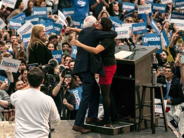 Bernie Sanders and Rashida Tlaib (Scott Heins / Getty)