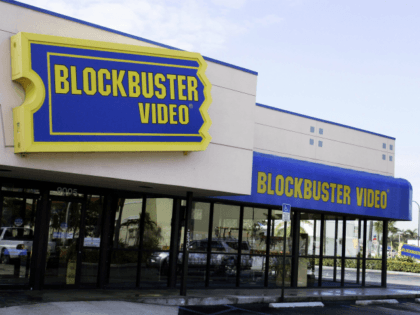 MIAMI, UNITED STATES: A Blockbuster video rental store is shown 11 March 2005 in Miami, Florida. Blockbuster Inc., the world's largest video rental chain, reported a slim profit for the fourth quarter, in contrast to a loss a year ago, and said it would restate certain financials to correct lease …