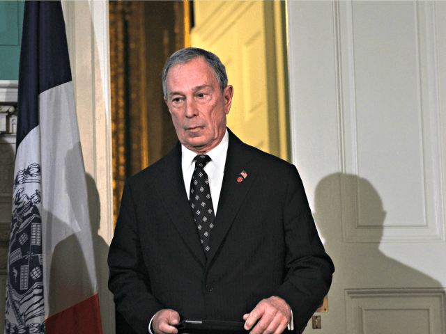 NEW YORK, NY - NOVEMBER 15: New York City Mayor Michael Bloomberg enters a news conference at City Hall to discuss the removal of Occupy Wall Street protesters early today from Zuccotti Park on November 15, 2011. Hundreds of protesters, who rallied against inequality in America, have slept in tents …