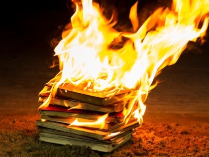 Burning books