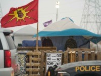Canada rail protest (Geoff Robins / Getty)
