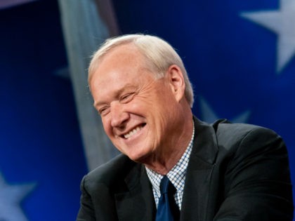 Chris Matthews speak during a press conference before a taping of Jeopardy! Power Players Week at DAR Constitution Hall on April 21, 2012 in Washington, DC. (Photo by Kris Connor/Getty Images)