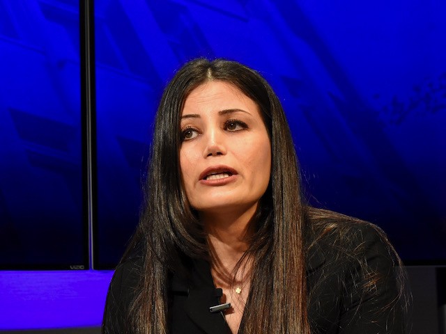Marziyeh Amirizadeh who fled Iran spoke at the Family Research Council in Washington, DC, on Wednesday about the persecution of Christians in Iran. (Penny Starr/Breitbart News)