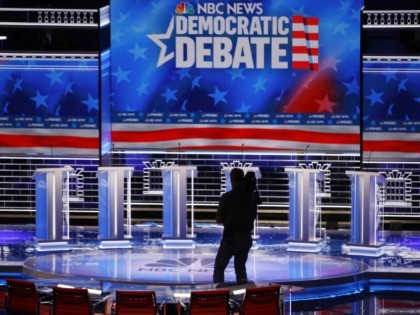 Democrat debate (John Locher / Associated Press)