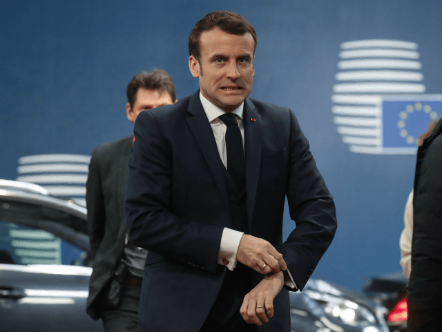 France's President Emmanuel Macron arrives for the second day of a special European Counci