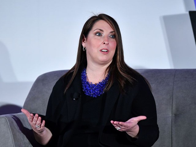 Ronna McDaniel, Chairwoman of the Republican National Committee speaks during the 6th Annual Women Rule Summit at a hotel in Washington, DC on December 11, 2018. (Photo by MANDEL NGAN / AFP) (Photo credit should read MANDEL NGAN/AFP via Getty Images)