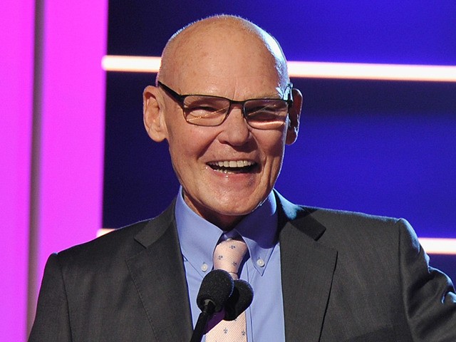 BEVERLY HILLS, CA - DECEMBER 11: James Carville speaks onstage during the Sports Illustrated 2018 Sportsperson of the Year Awards Show on Tuesday, December 11, 2018 at The Beverly Hilton in Los Angeles. Tune in to NBCSN on Thursday, December 13, 2018 at 9pmET to watch the one hour Sports …