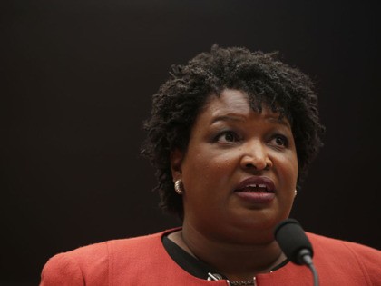 WASHINGTON, DC - JUNE 25: Former Democratic leader in the Georgia House of Representatives and founder and chair of Fair Fight Action Stacey Abrams testifies during a hearing before the Constitution, Civil Rights and Civil Liberties Subcommittee of House Judiciary Committee June 25, 2019 on Capitol Hill in Washington, DC. …