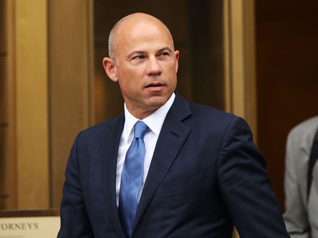 NEW YORK, NEW YORK - JULY 23: Celebrity attorney Michael Avenatti walks out of a New York court house after a hearing in a case where he is accused of stealing $300,000 from a former client, adult-film actress Stormy Daniels on July 23, 2019 in New York City. A grand …