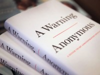 CHICAGO, ILLINOIS - NOVEMBER 19: Copies of "A Warning" by Anonymous are offered for sale at a Barnes & Noble store on November 19, 2019 in Chicago, Illinois. The book, written by an author claiming to be a senior Trump administration official, is billed as an inside look at dysfunction …
