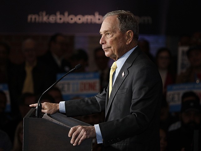 DETROIT, MI - FEBRUARY 04: Democratic presidential candidate former New York City Mayor Mike Bloomberg holds a campaign rally on February 4, 2020 in Detroit, Michigan. Bloomberg is planning to skip the early primaries and focus his efforts on Super Tuesday and beyond. (Photo by Bill Pugliano/Getty Images)