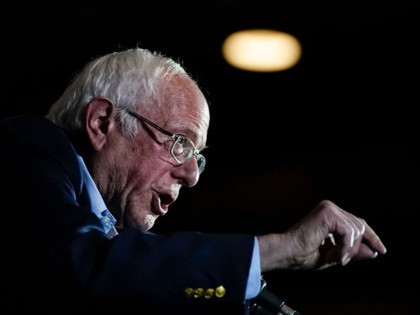 SAN ANTONIO, TX - FEBRUARY 22: Democratic presidential candidate Sen. Bernie Sanders (I-VT) speaks after winning the Nevada caucuses during a campaign rally at Cowboys Dancehall on February 22, 2020 in San Antonio, Texas. With early voting underway in Texas, Sanders is holding four rallies in the delegate-rich state this …