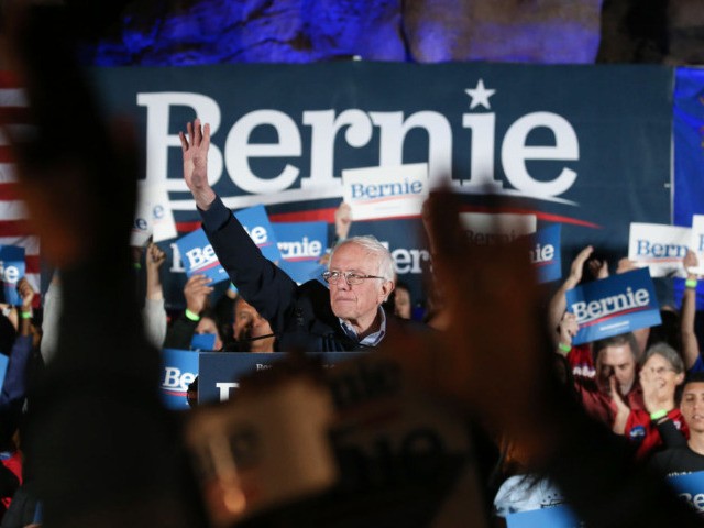 LAS VEGAS, NEVADA - FEBRUARY 21: Democratic presidential candidate Sen. Bernie Sanders (I-