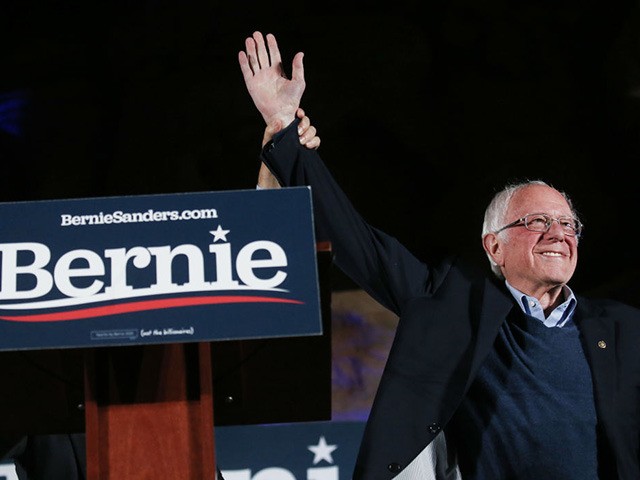 LAS VEGAS, NEVADA - FEBRUARY 21: Democratic presidential candidate Sen. Bernie Sanders (I-