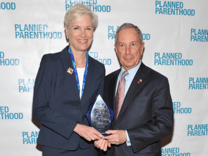 Planned Parenthood Federation of America, Cecile Richards (L) and New York City Mayor Mich