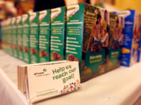 Girl Scouts of the USA kicks off National Girl Scout Cookie Weekend at Vanderbilt Hall in Grand Central Terminal on February 7, 2014 in New York City. (Photo by Paul Morigi/Getty Images for Girl Scouts of the USA)