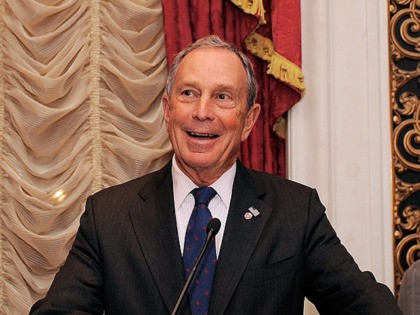 NEW YORK - NOVEMBER 18: New York City Mayor Michael R. Bloomberg speaks during the celebra