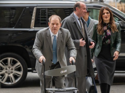 NEW YORK, NY - FEBRUARY 18: Film producer Harvey Weinstein arrives at the criminal court as jury deliberations begin in his rape and assault trial on February 18, 2020 in New York City. Weinstein has pleaded not-guilty to five counts of rape and sexual assault, he faces a possible life …
