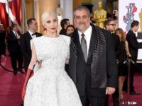 HOLLYWOOD, CA - FEBRUARY 22: Recording artist Lady Gaga (L) and Joseph Germanotta attend the 87th Annual Academy Awards at Hollywood & Highland Center on February 22, 2015 in Hollywood, California. (Photo by Kevork Djansezian/Getty Images)