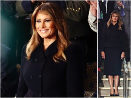 First Lady Melania Trump received two standing ovations at President …