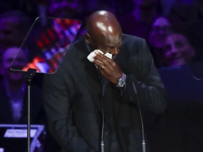 Michael Jordan crying (Marcio Jose Sanchez / Associated Press)