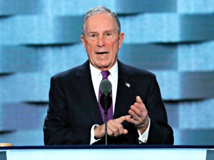 FILE - In this Wednesday, July 27, 2016, file photo, former New York City Mayor Michael Bloomberg speaks during the third day of the Democratic National Convention in Philadelphia. The former New York City mayor addressed his intensifying focus on climate change on Saturday, April 22, 2017, in an email …