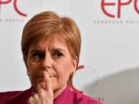 Scotland's First Minister, and leader of the Scottish National Party (SNP), Nicola Sturgeon, looks on during a speech on Scotland's European future after Brexit on February 10, 2020, in Brussels. - First Minister Nicola Sturgeon said end of January she was ready to step up the campaign for Scottish independence, …
