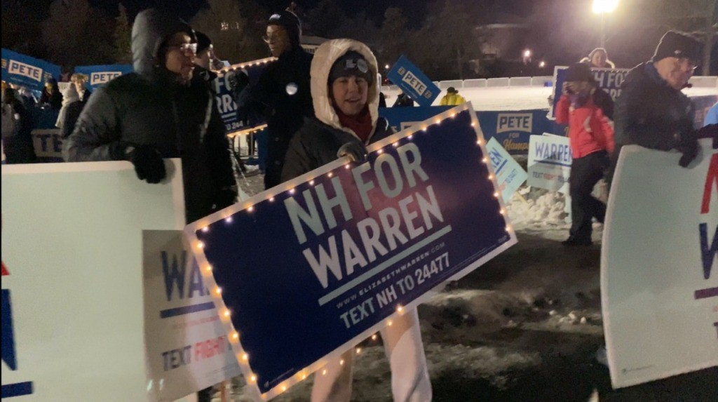 Elizabeth Warren supporters in NH
