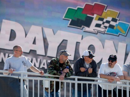 DAYTONA BEACH, FLORIDA - FEBRUARY 08: General view during practice for the NASCAR Cup Seri