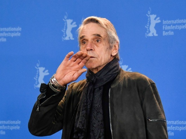 President of the International Jury Jeremy Irons poses during a photocall on February 20,