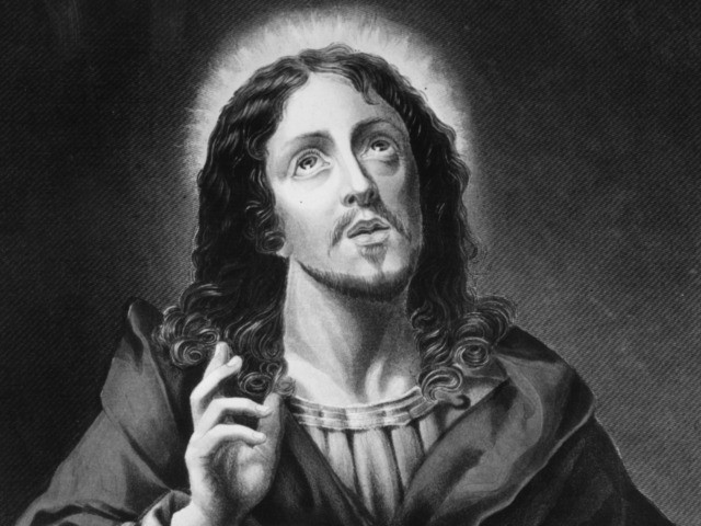 Circa 1600, Jesus Christ the Redeemer. Original Artwork: Engraving by W French, after painting by C Dolce. (Photo by Hulton Archive/Getty Images)