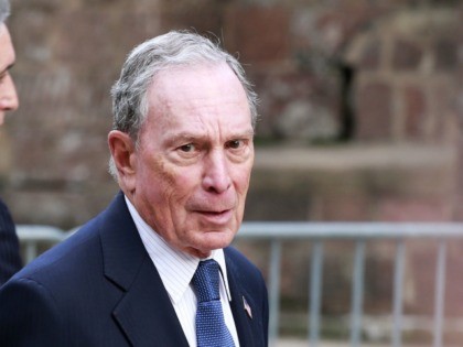 Michael Bloomberg arrives to the opening celebration of the Statue of Liberty Museum on Liberty Island at the Statue Cruises Terminal in Battery Park in New York on May 15, 2019. (Photo by KENA BETANCUR / AFP) (Photo credit should read KENA BETANCUR/AFP via Getty Images)