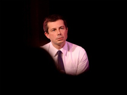 NEW YORK, NEW YORK - OCTOBER 12: Mayor Pete Buttigieg speaks onstage during a talk with David Remnick at the 2019 New Yorker Festival on October 12, 2019 in New York City. (Photo by Brad Barket/Getty Images for The New Yorker)