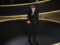 HOLLYWOOD, CALIFORNIA - FEBRUARY 09: Joaquin Phoenix accepts the Actor In A Leading Role award for 'Joker' onstage during the 92nd Annual Academy Awards at Dolby Theatre on February 09, 2020 in Hollywood, California. (Photo by Kevin Winter/Getty Images)