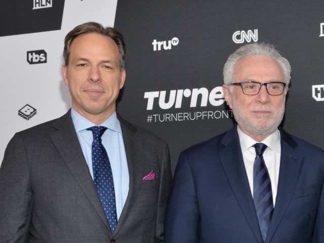 NEW YORK, NY - MAY 18: (L-R) Journalists Jake Tapper, Wolf Blitzer, and Anderson Cooper at