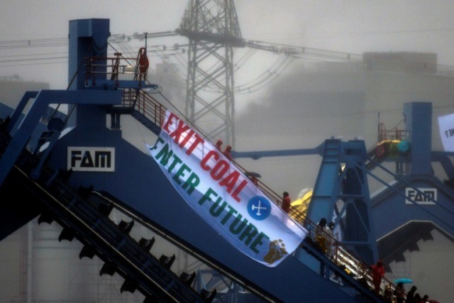 Protesters occupy disputed German coal mine