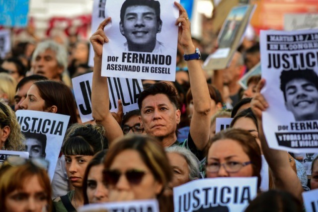Argentine rallies demand justice for youth's rugby-club killers