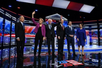 Democrats bare fangs at Bloomberg in fiery debate