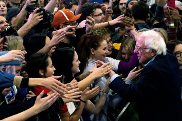 Sanders surges to double digit lead: poll