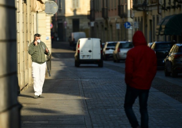 Emergency room, shops closed in Italian town on coronavirus lockdown