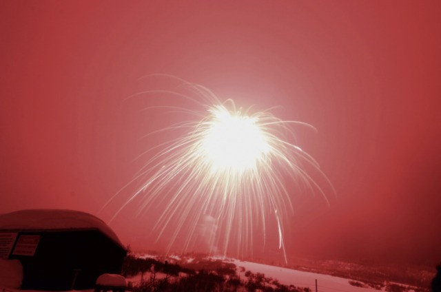 Worlds Largest Firework In this Saturday, Feb. 8, 2020 photo, a firework launched over Colorado ski resort town Steamboat Springs Saturday, Feb. 8, 2020. The firework has set a record as the world's largest aerial firework. The 2,800 pound shell flew 2,200 feet above the Steamboat Springs Winter Carnival before it burst on Saturday night. Guinness World Records representatives witnessed and certified the record. (Derek Maiolo /Steamboat Pilot & Today via AP) The Associated Press